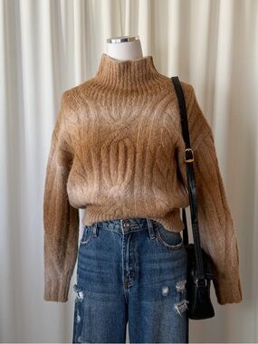 Banana Republic Celeste Ombré Sweater wool blend size petite XXS.